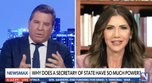 'DISCONNECTED FROM REALITY': Noem Blasts Maine Sec. of State for Removing Trump from Ballot [Watch]